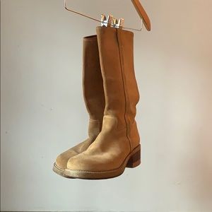 Classic vintage western heeled boots